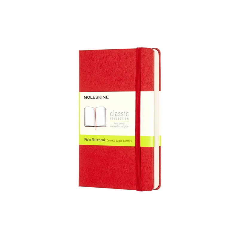 Moleskine pocket. Taccuino a pagine bianche copertina rossa