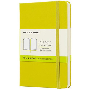 Moleskine taccuino con copertina rigida a pagine bianche pocket giallo