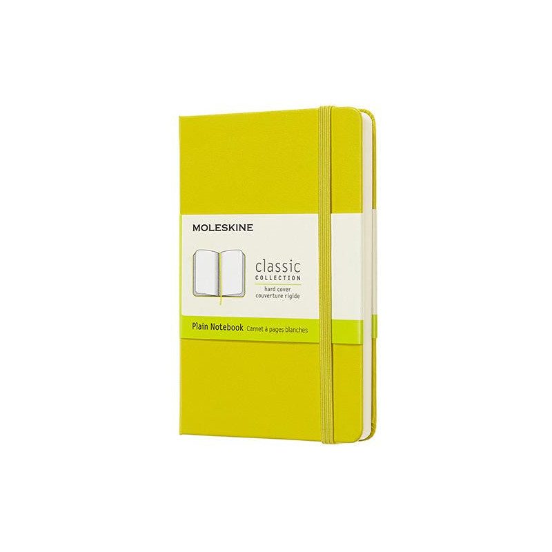 Moleskine taccuino con copertina rigida a pagine bianche pocket giallo