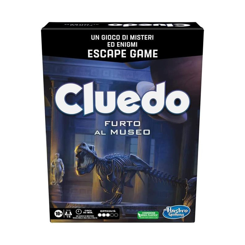 Cluedo Escape - Furto al Museo, un gioco di misteri ed enigmi in versione Escape Game