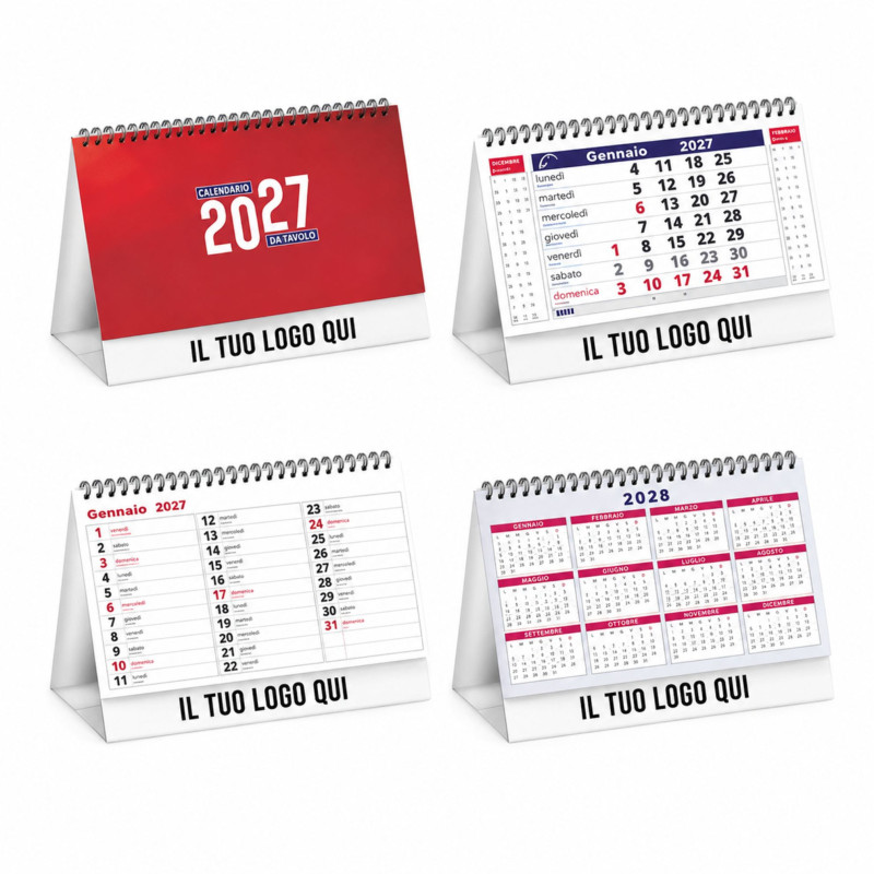 Calendari da tavolo personalizzati Chart Table