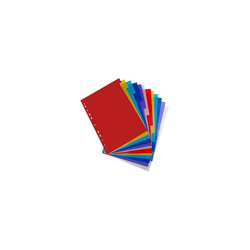 Divisori A4 Colorati Per Raccoglitore Ad Anelli